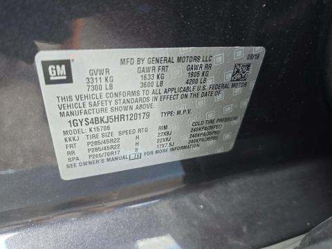 2017 Cadillac Escalade Luxury AWD