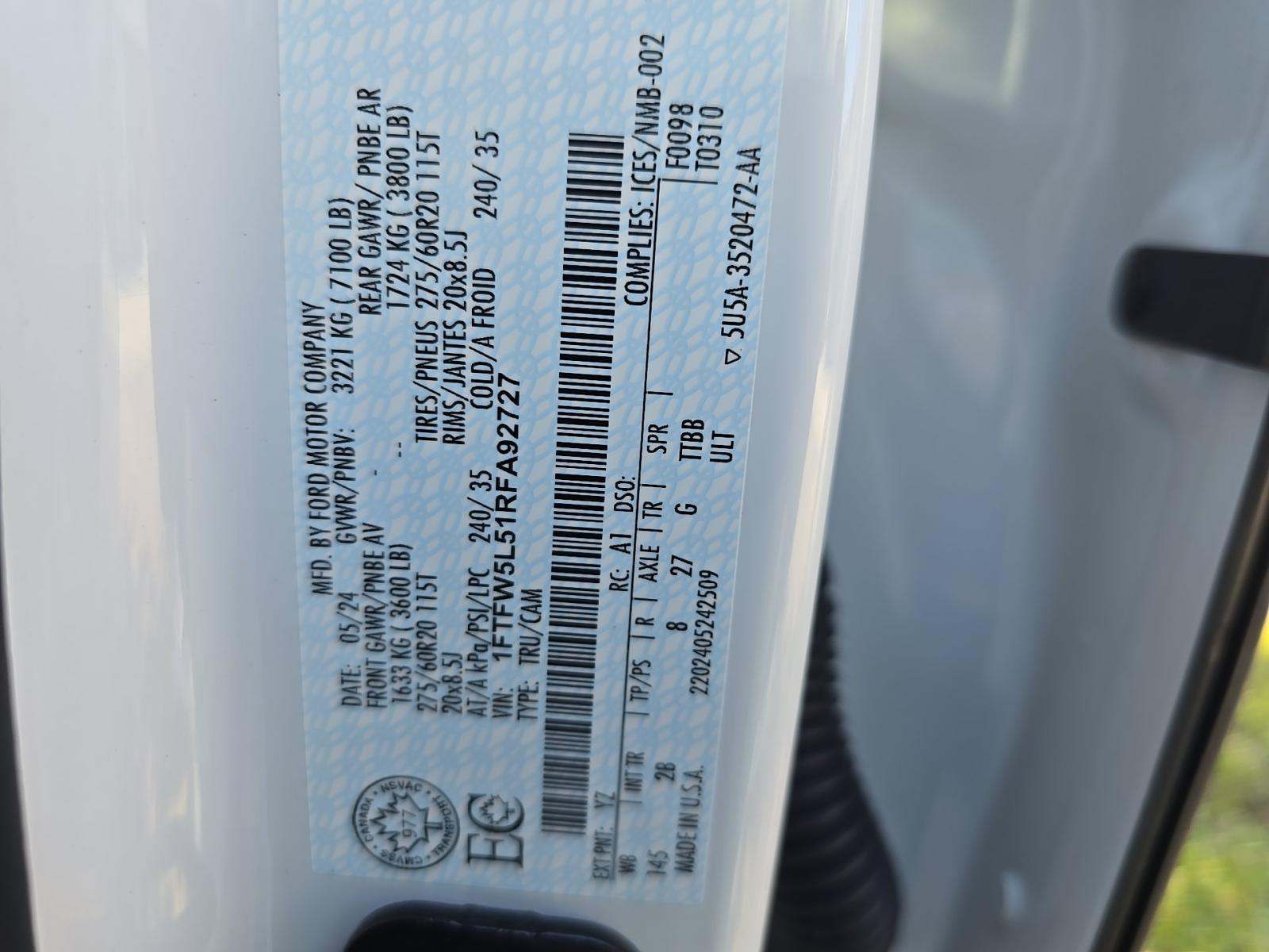 2024 Ford F-150 Lariat AWD