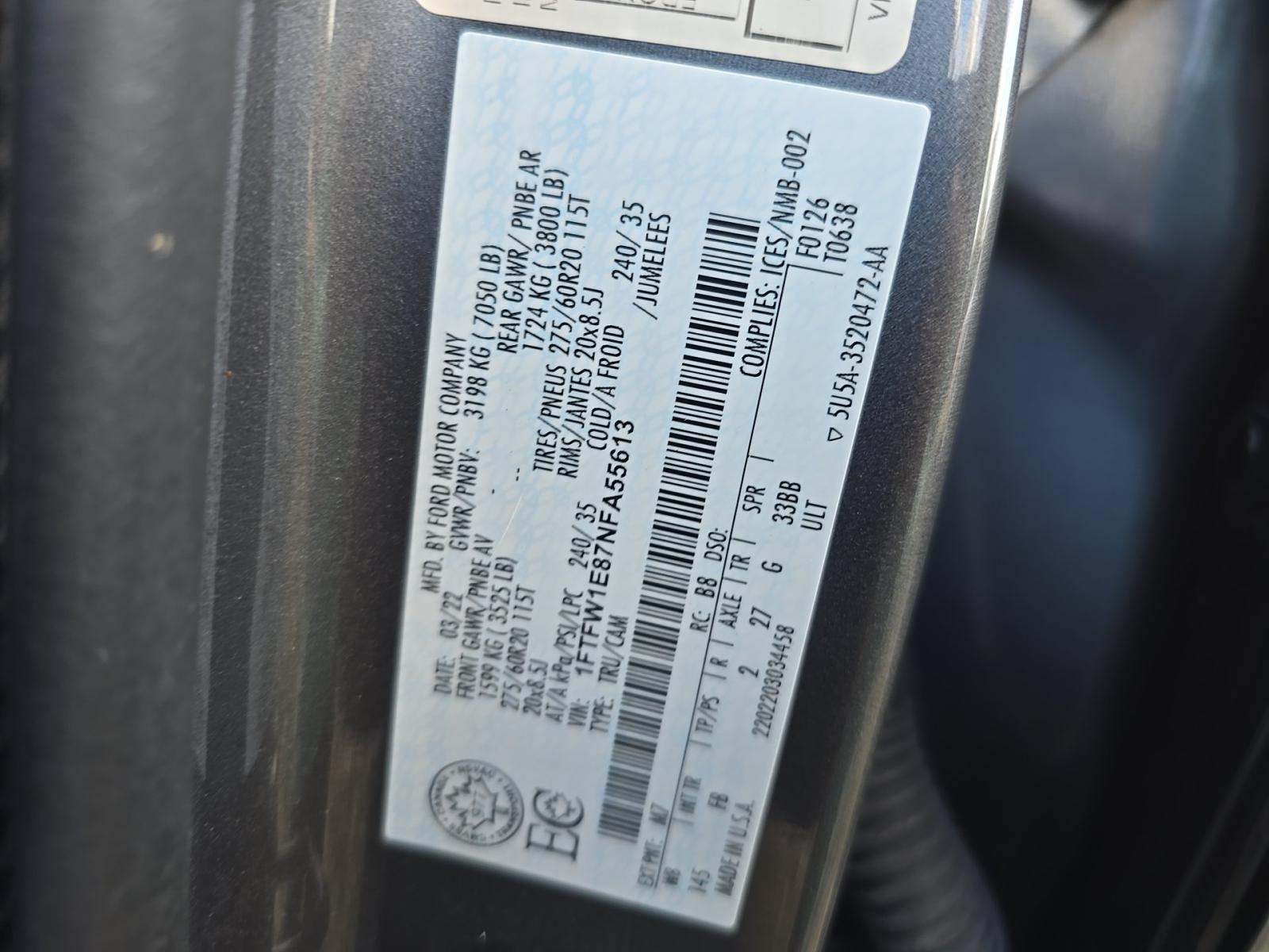 2022 Ford F-150 XLT AWD