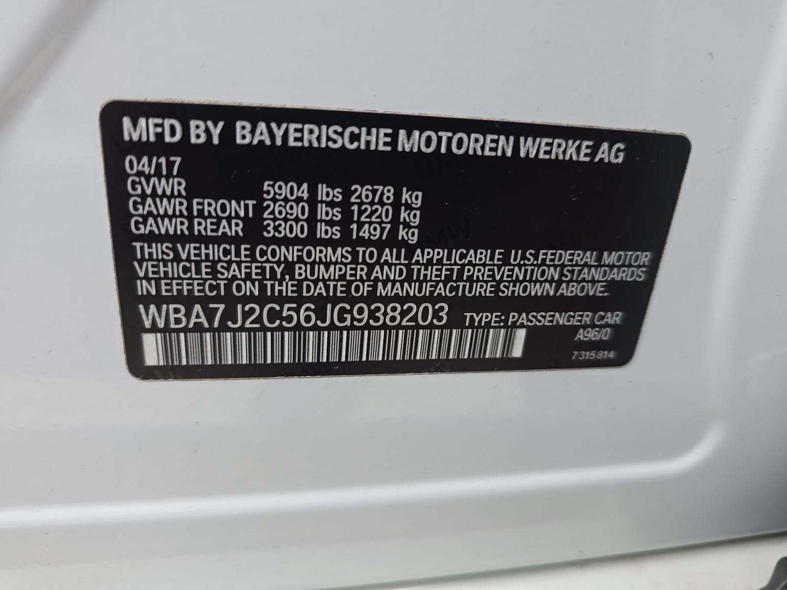 2018 BMW 7 Series 740e xDrive iPerformance AWD