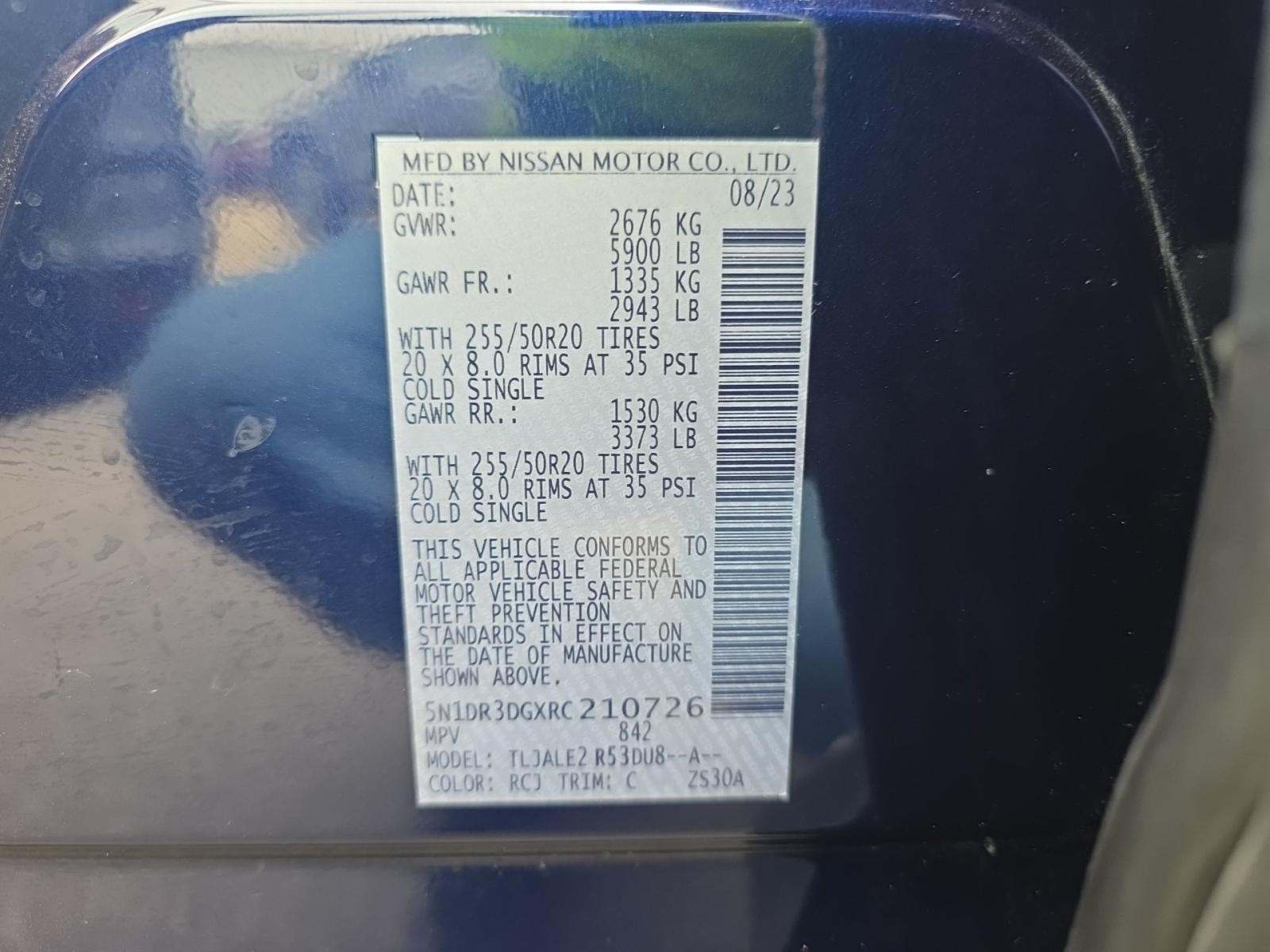 2024 Nissan Pathfinder Platinum FWD