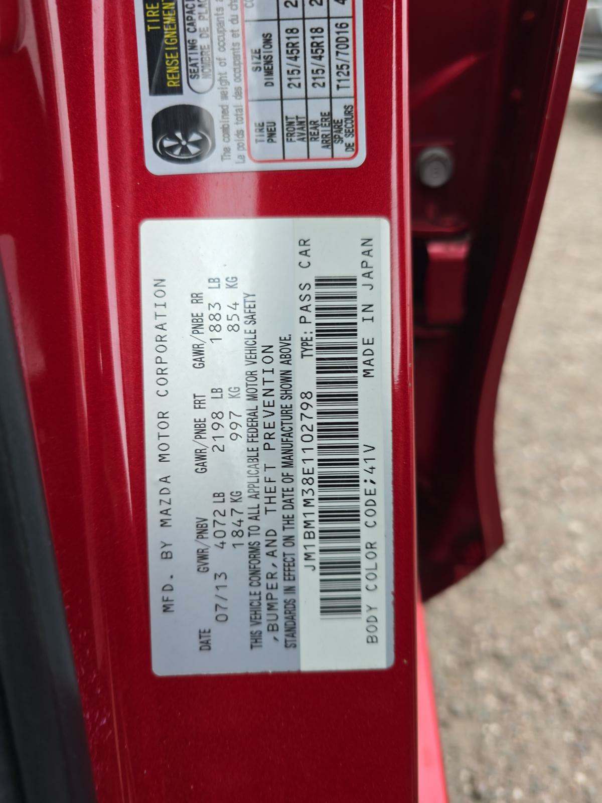 2014 MAZDA MAZDA3 s Grand Touring FWD