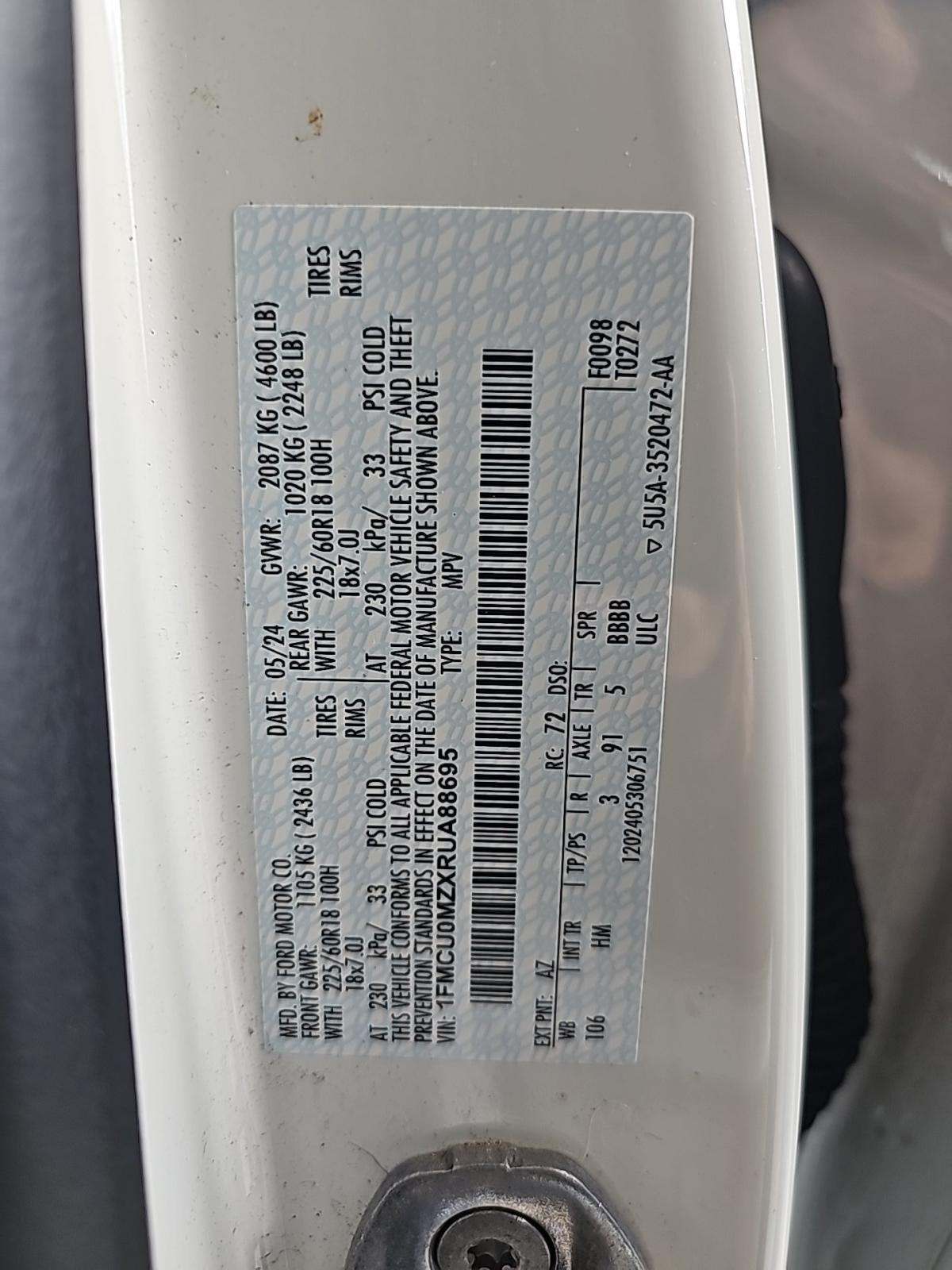 2024 Ford Escape Hybrid ST-Line FWD