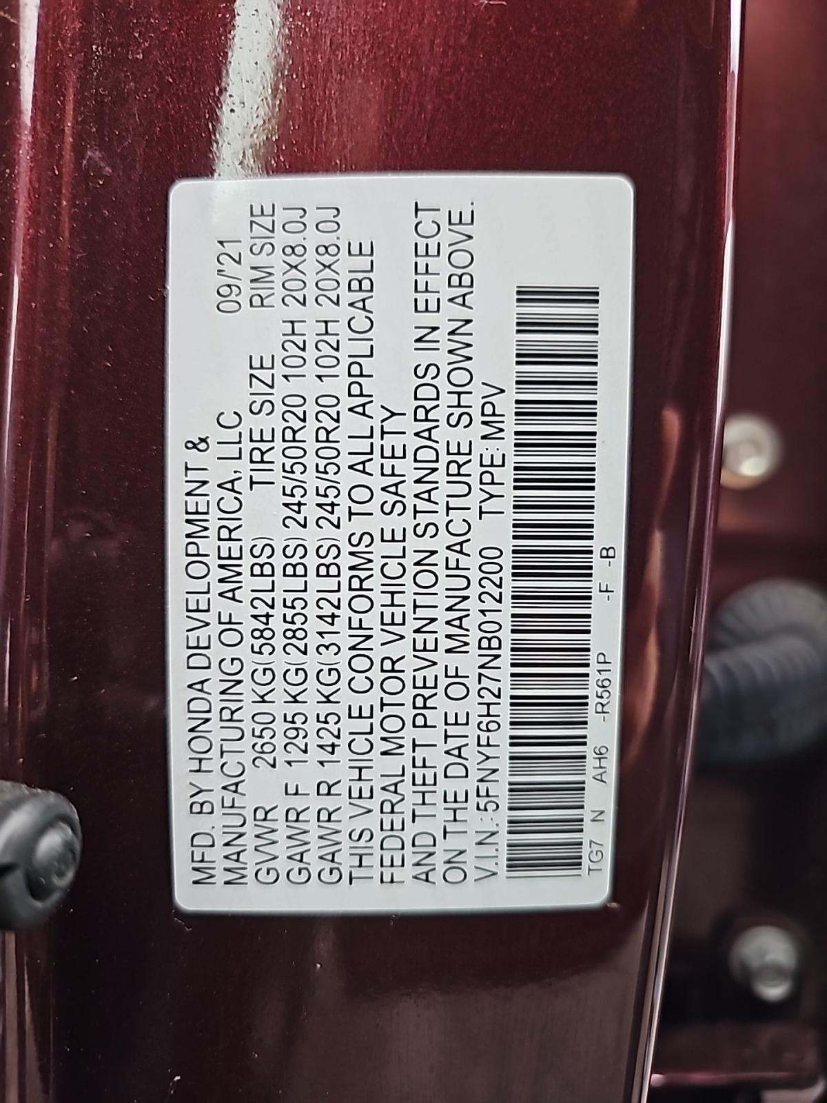 2022 Honda Pilot Special Edition AWD