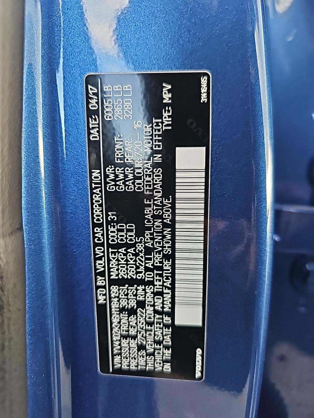 2017 Volvo XC90 T5 R-Design FWD