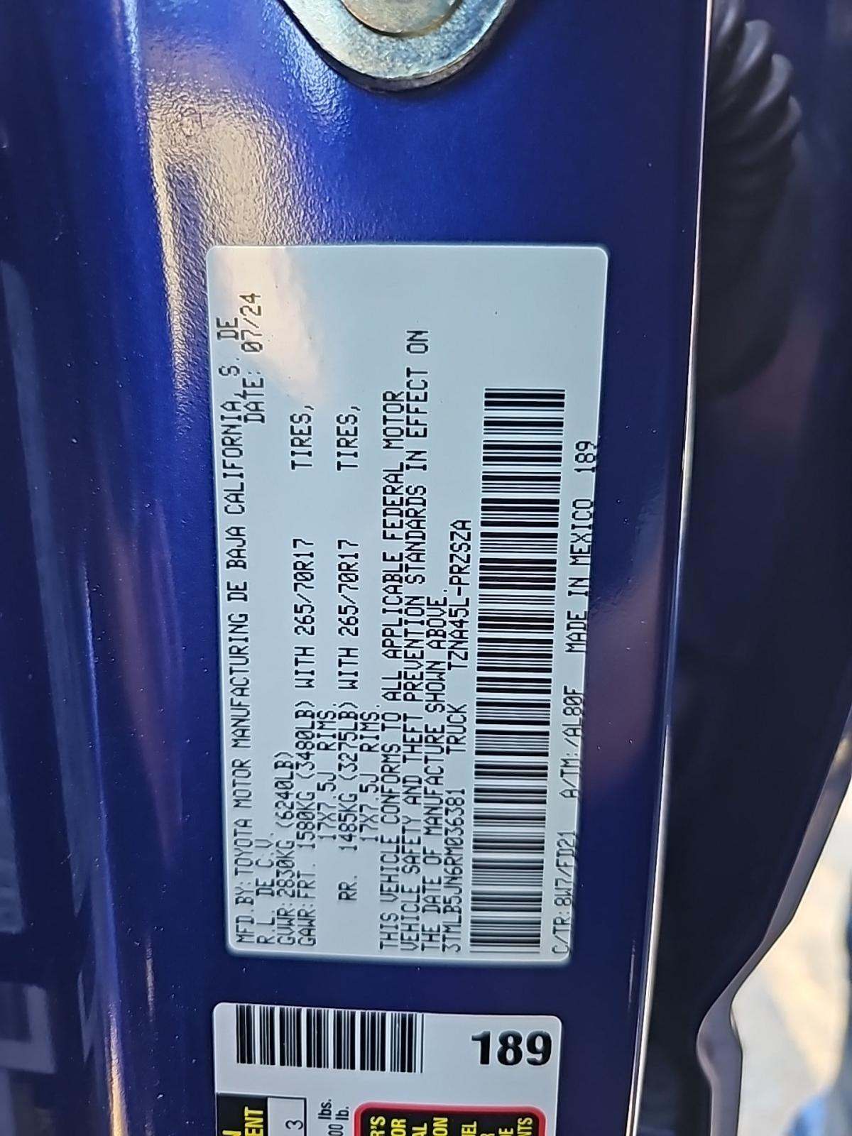 2024 Toyota Tacoma TRD Off-Road AWD