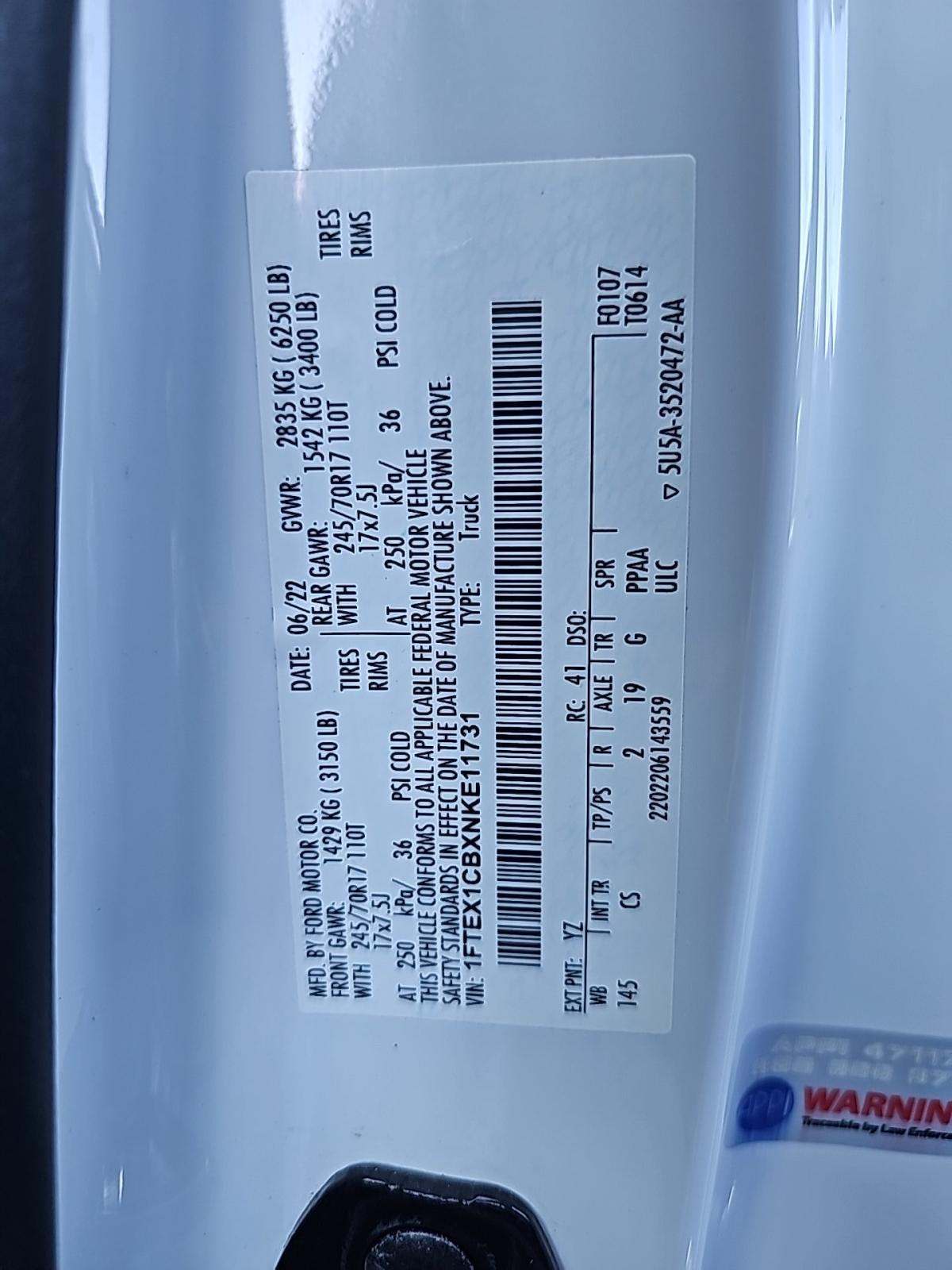 2022 Ford F-150 XL RWD