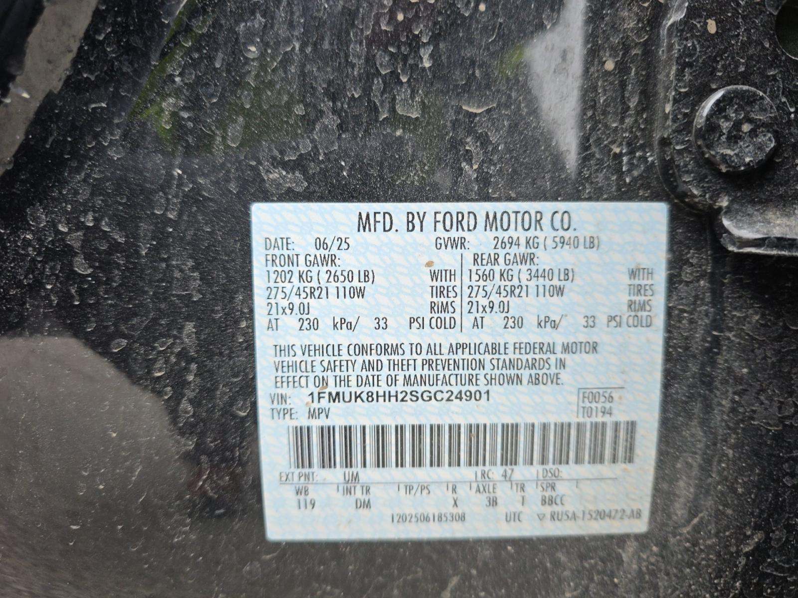 2025 Ford Explorer Platinum AWD