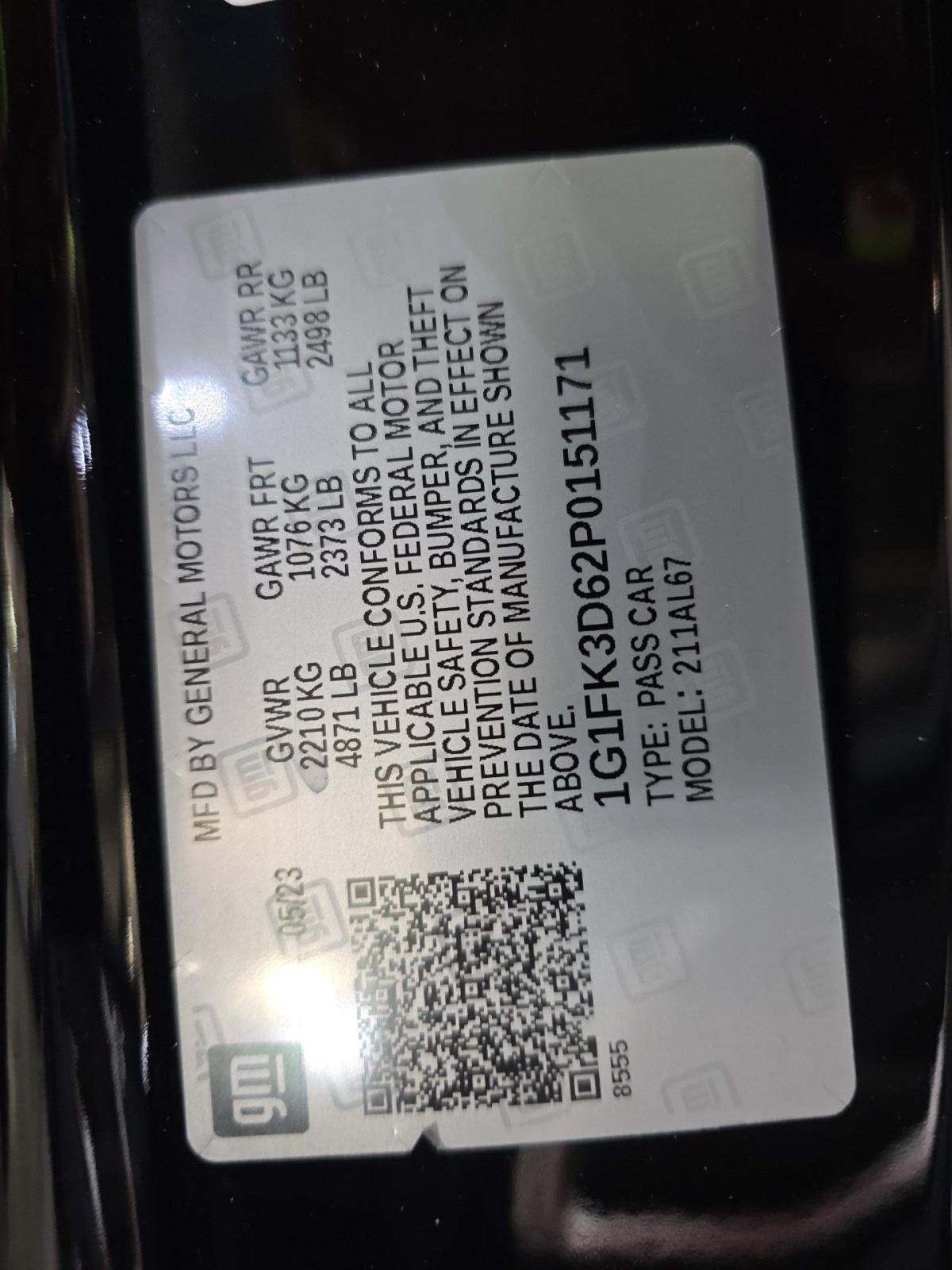 2023 Chevrolet Camaro ZL1 RWD