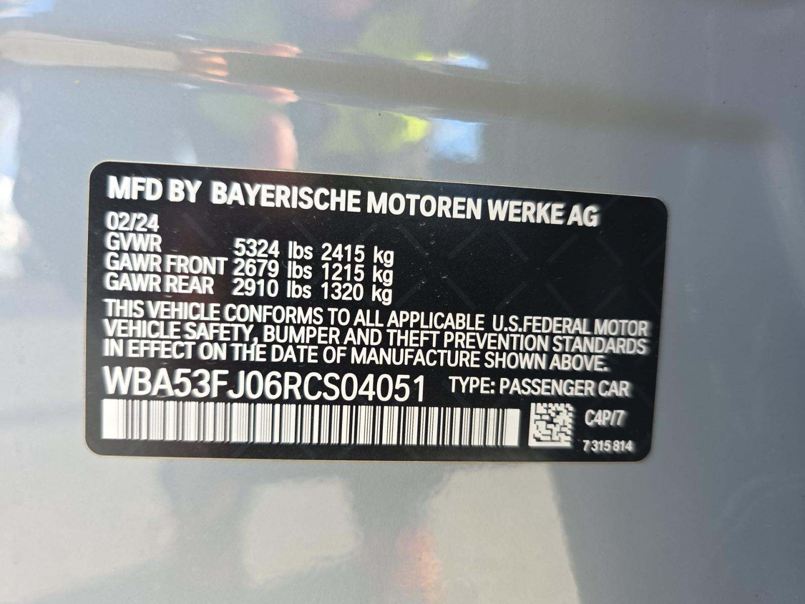 2024 BMW 5 Series 530i xDrive AWD