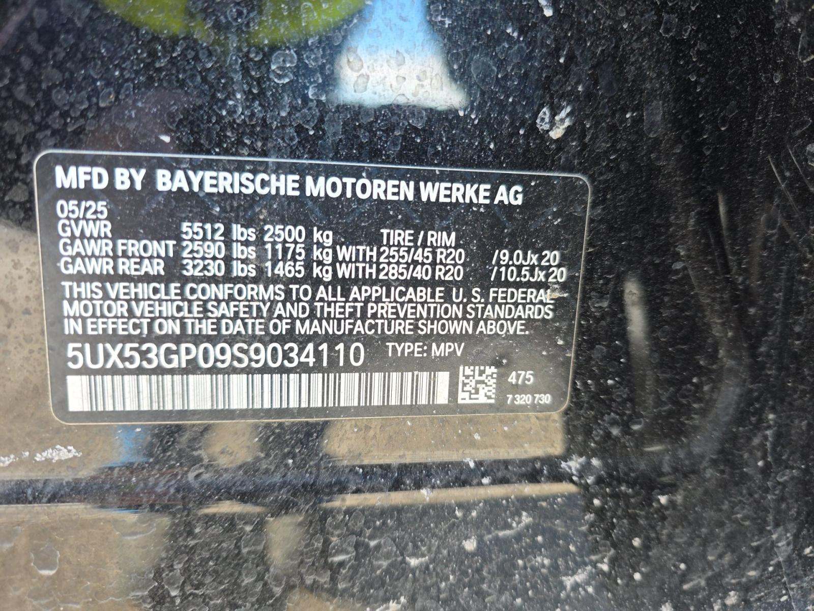 2025 BMW X3 xDrive30i AWD