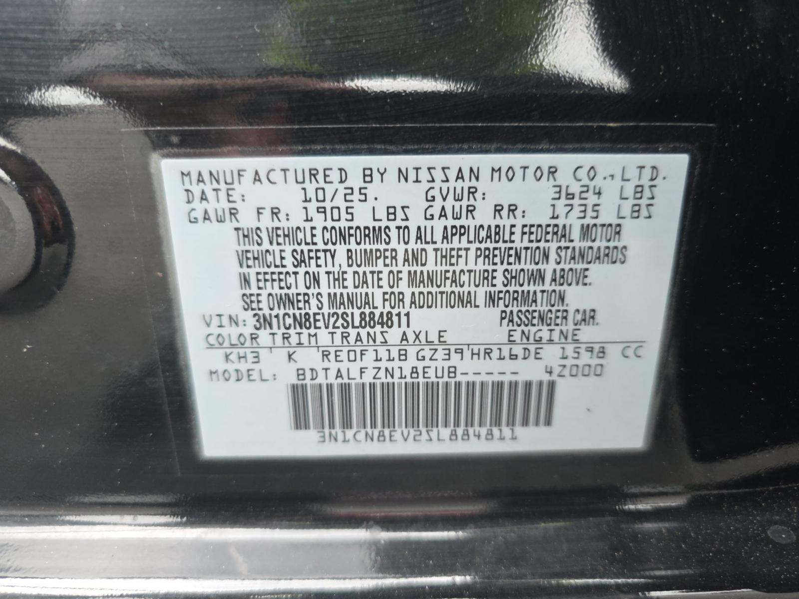 NISSAN VERSA - 1