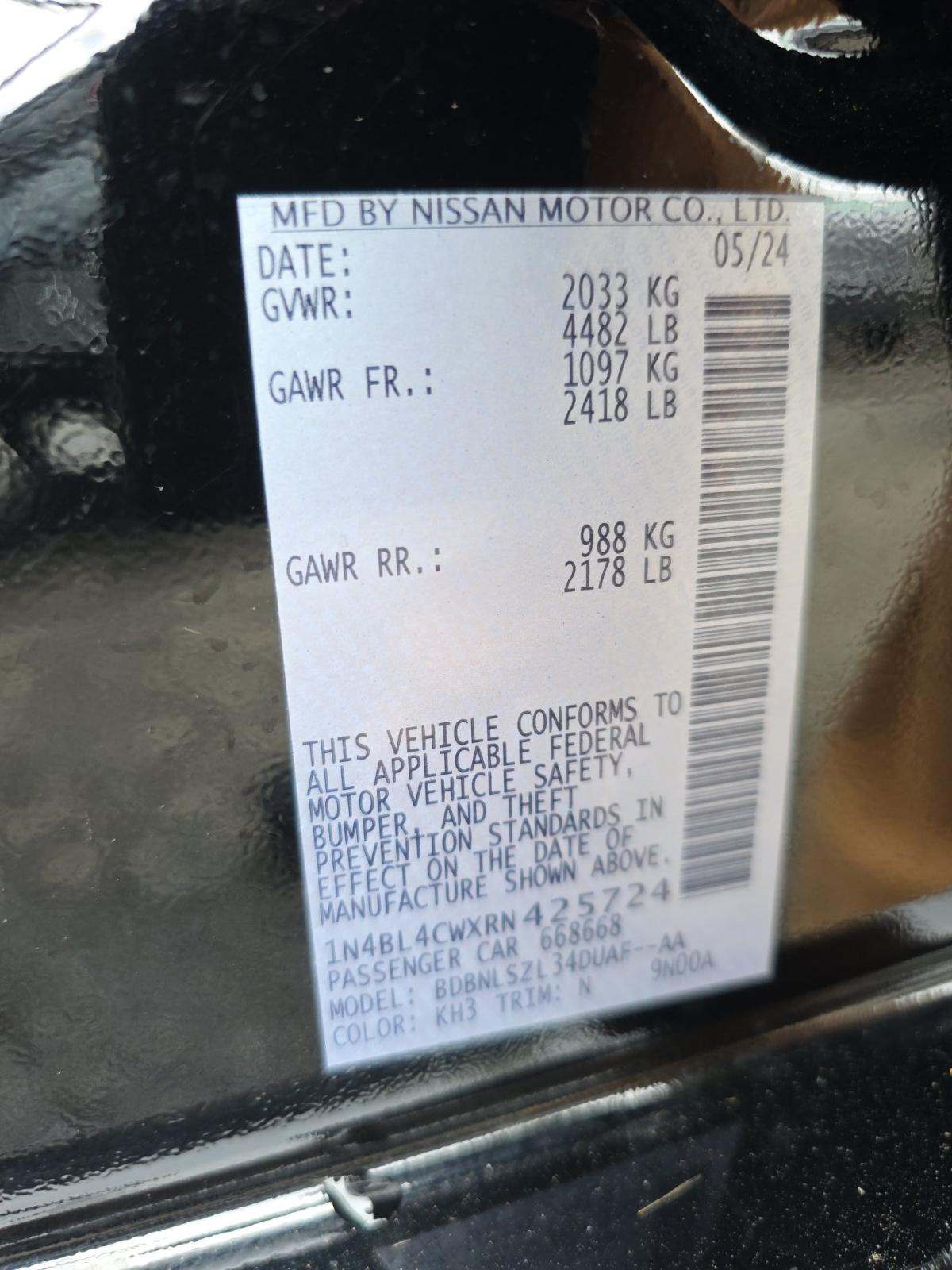 NISSAN ALTIMA - 5