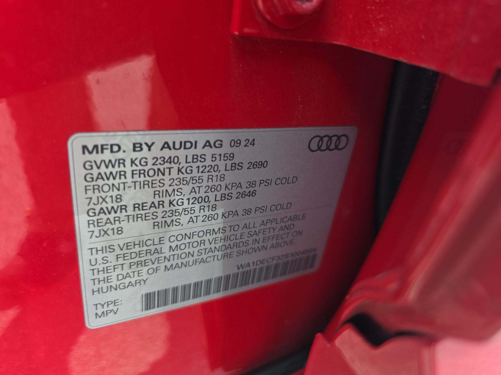 2025 Audi Q3 S line Premium AWD