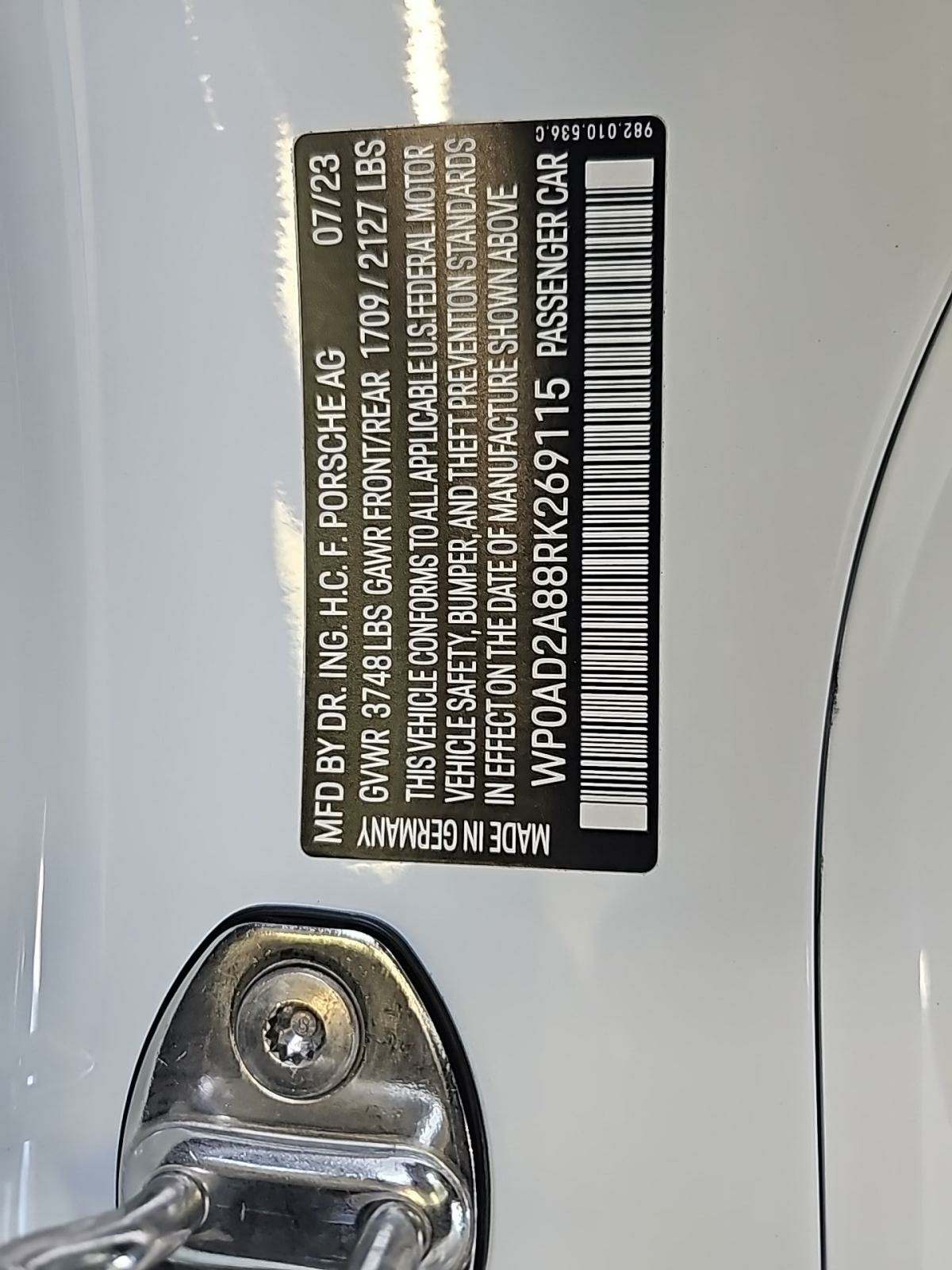 2024 Porsche 718 Cayman GTS 4.0 RWD