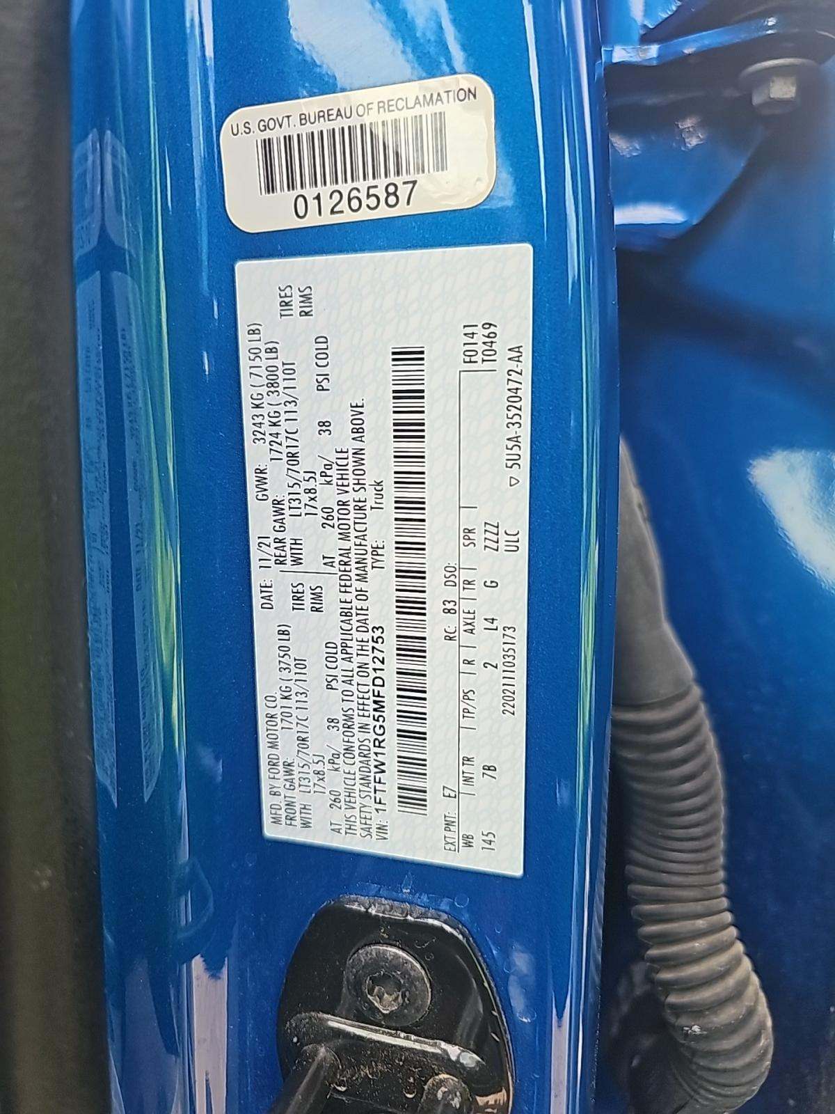 2021 Ford F-150 Raptor AWD