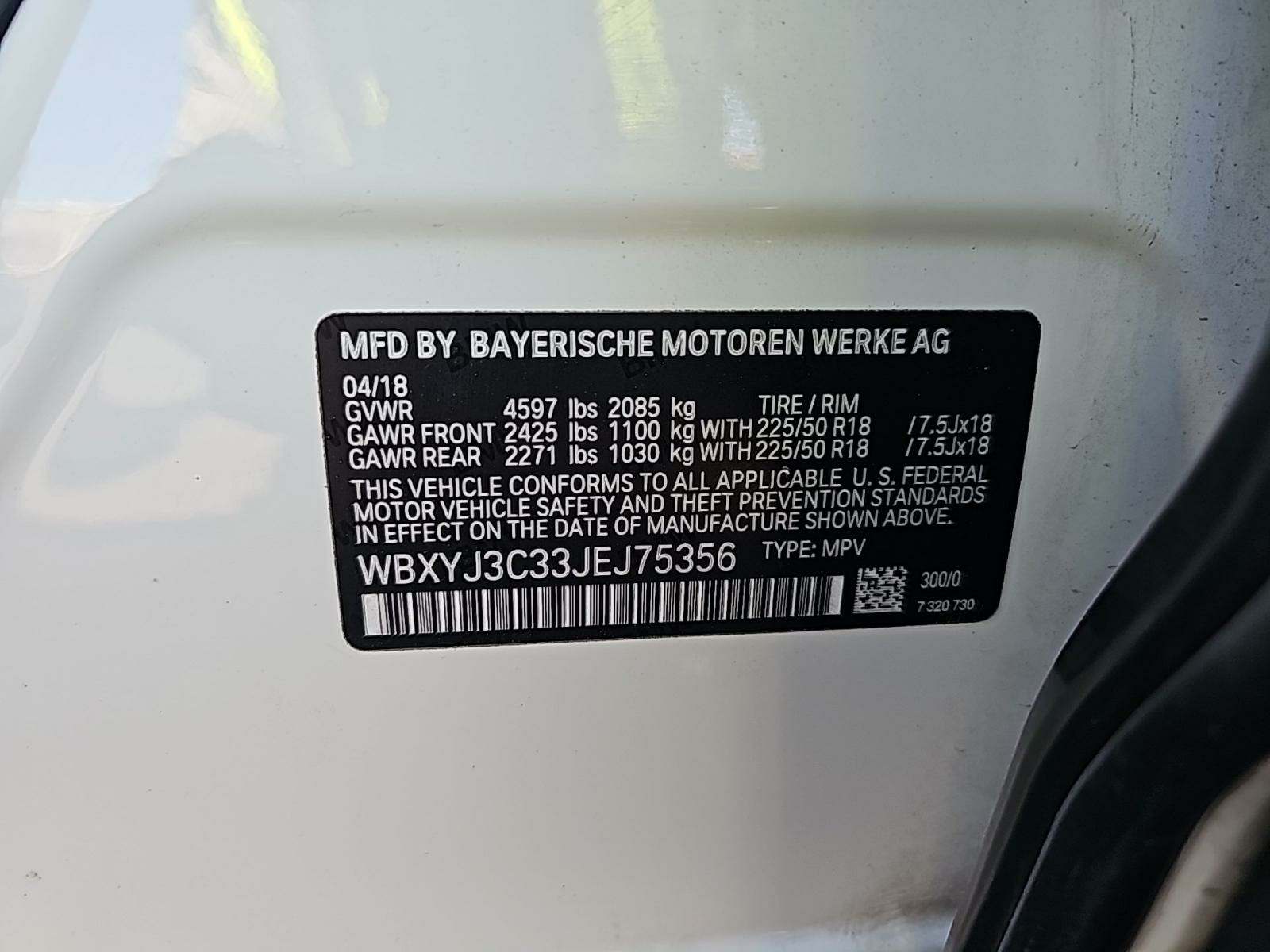 2018 BMW X2 sDrive28i FWD