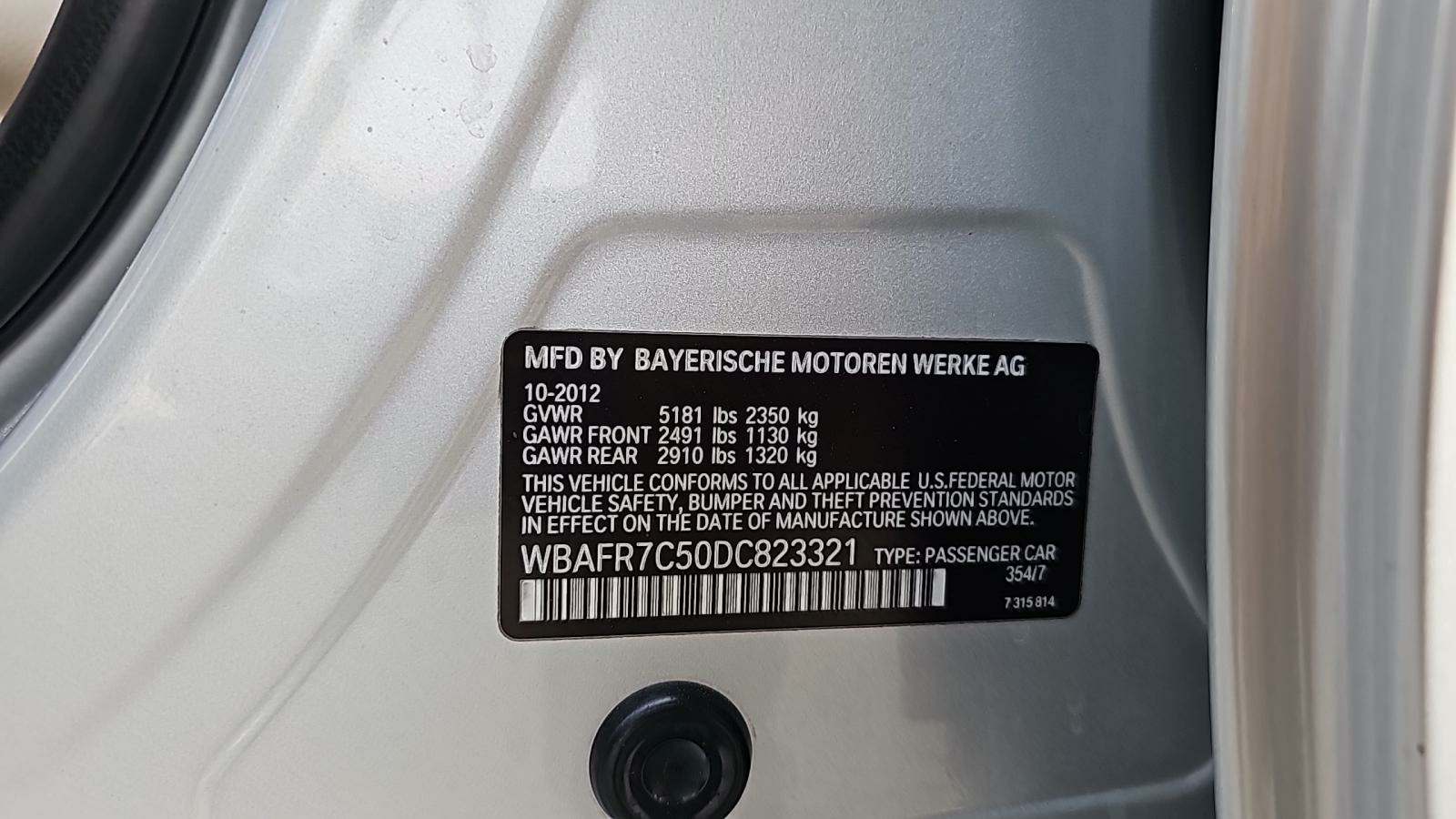 2013 BMW 5 Series 535i RWD