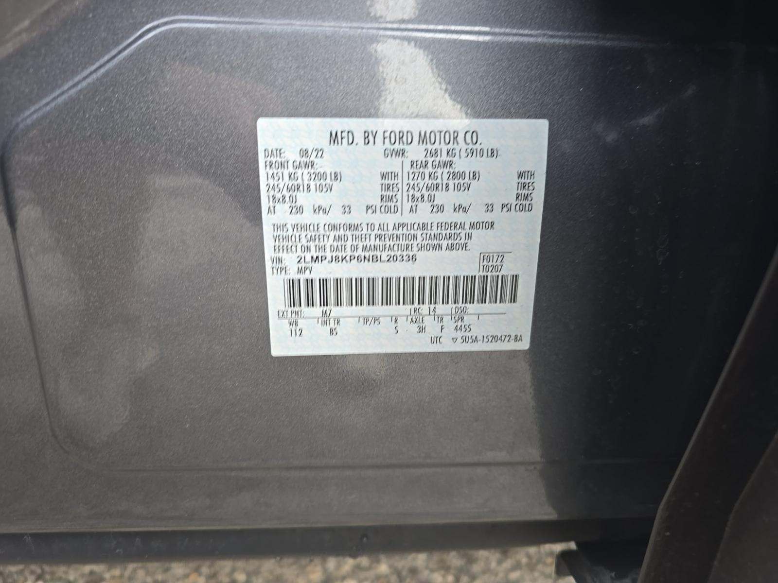 2022 Lincoln Nautilus Reserve AWD