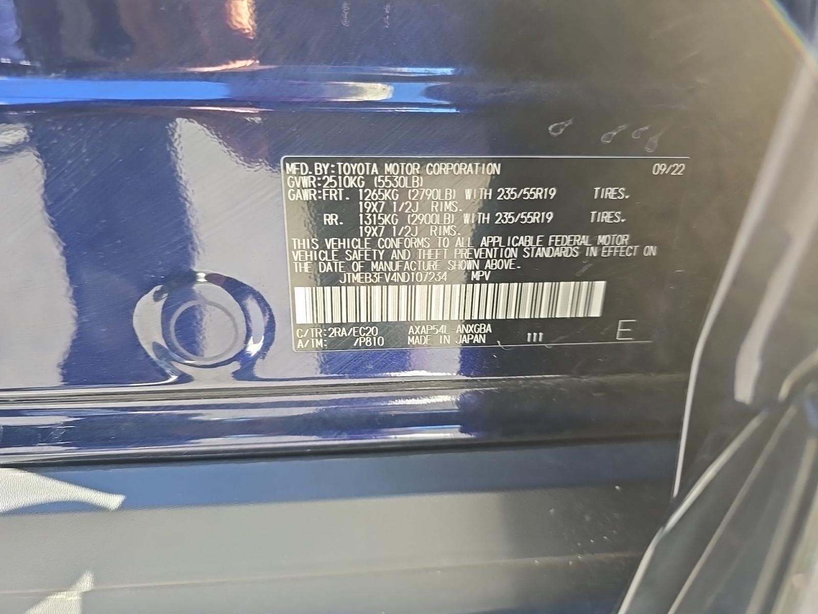 2022 Toyota RAV4 Prime XSE AWD