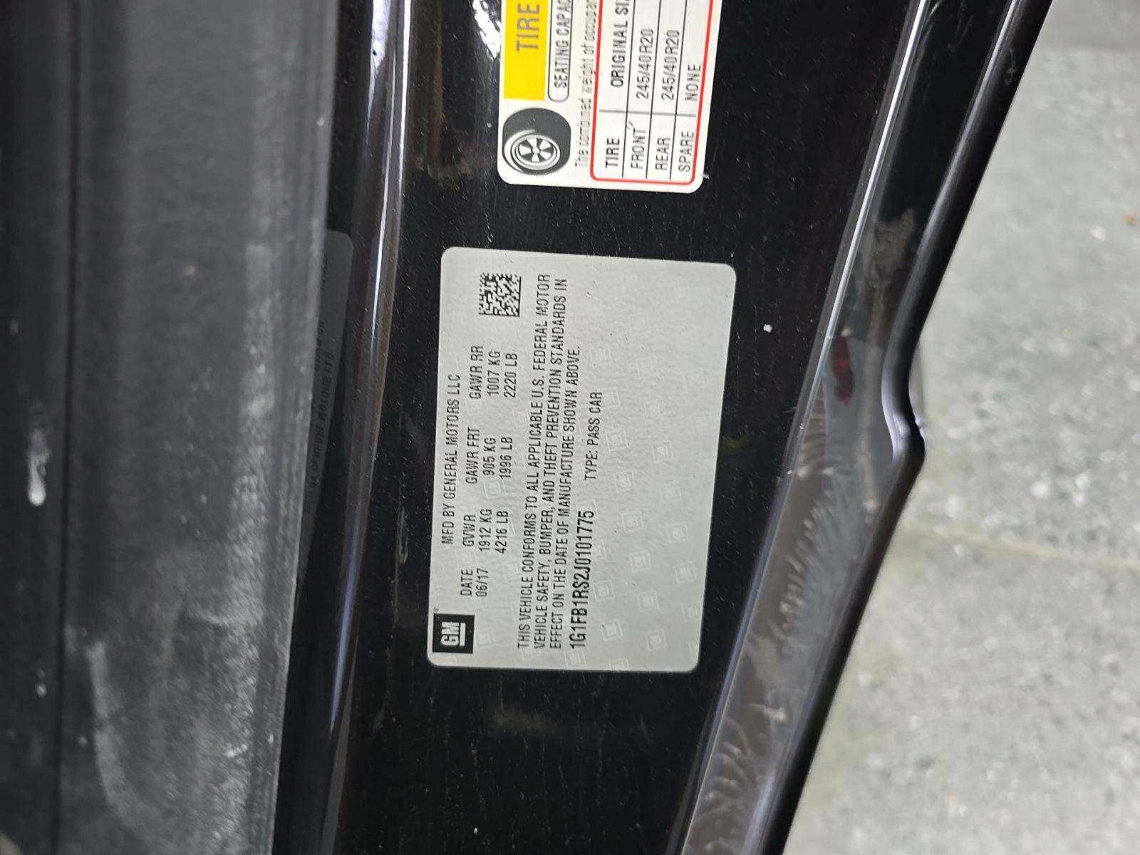 2018 Chevrolet Camaro 1LT RWD