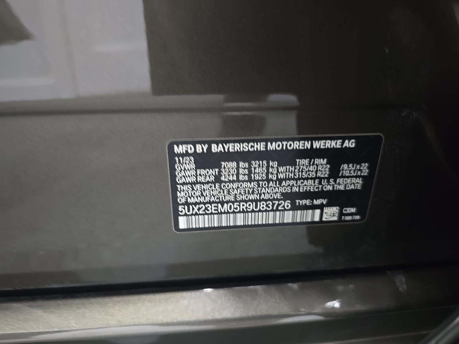 2024 BMW X7 xDrive40i AWD