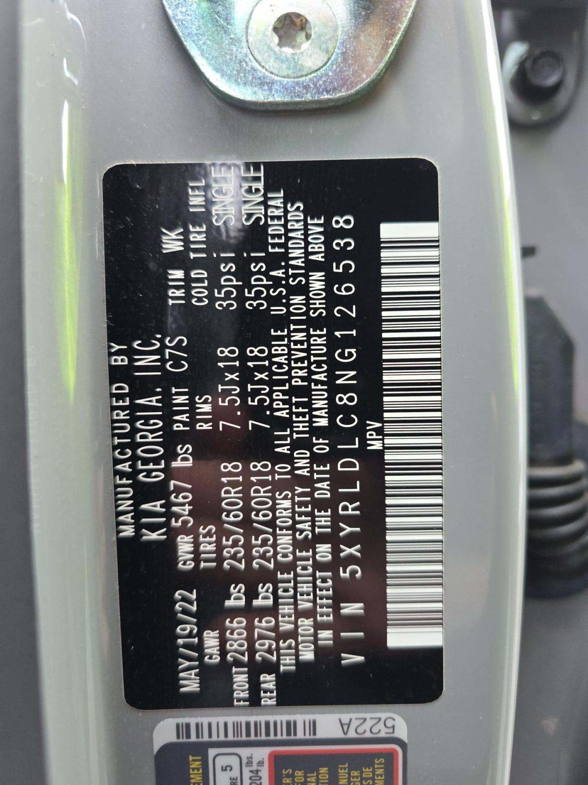 2022 Kia Sorento X-Line S AWD