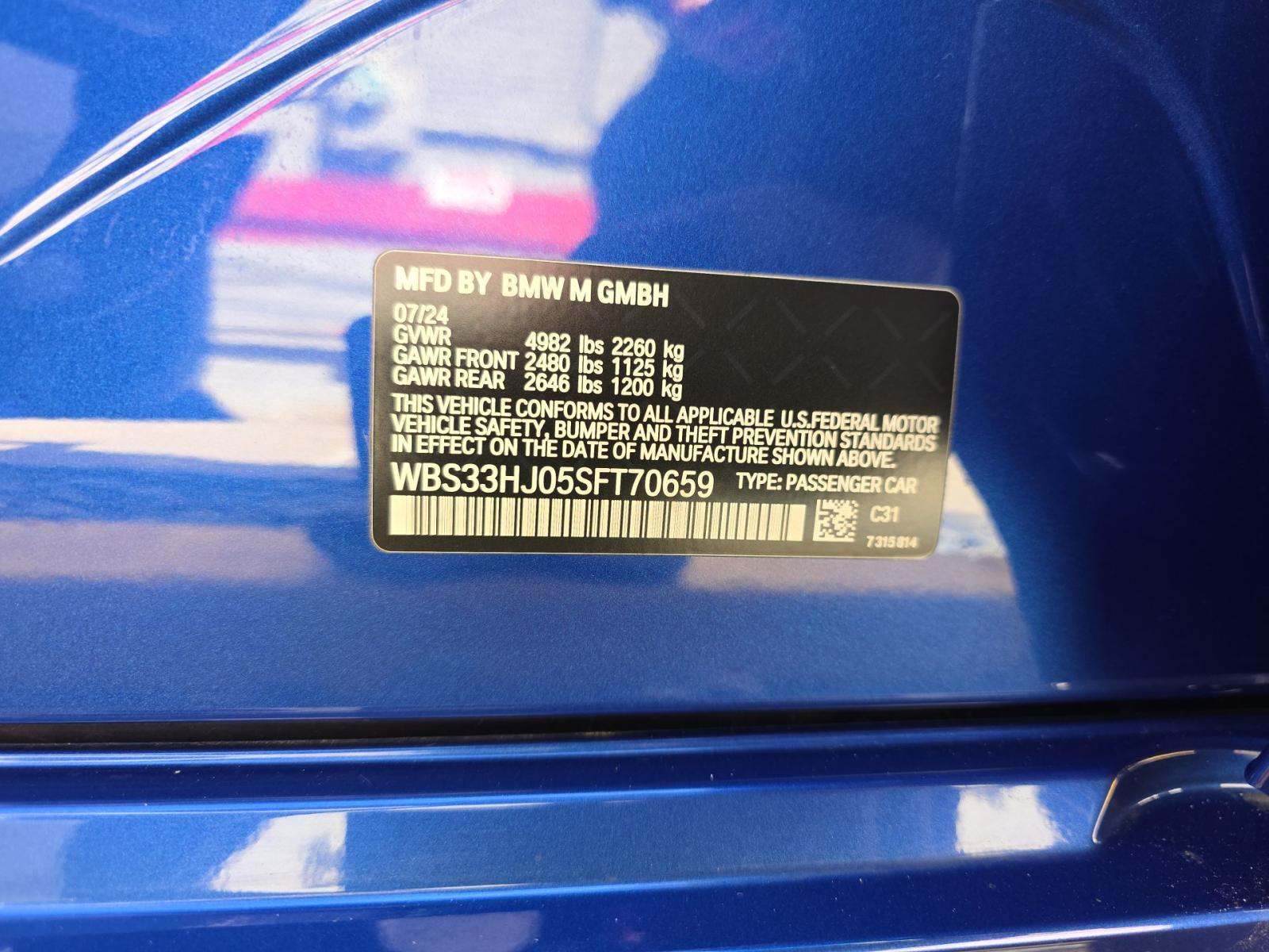 2025 BMW M3 Competition xDrive AWD