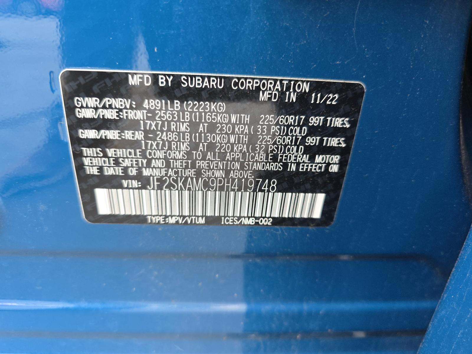 2023 Subaru Forester Wilderness AWD