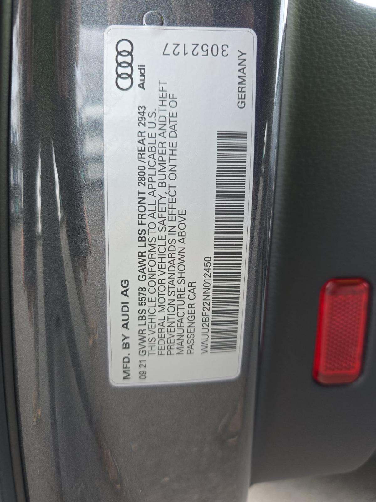 2022 Audi A7 Premium Plus AWD