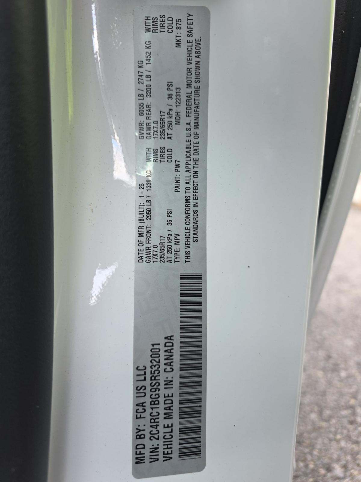 2025 Chrysler Pacifica Select FWD