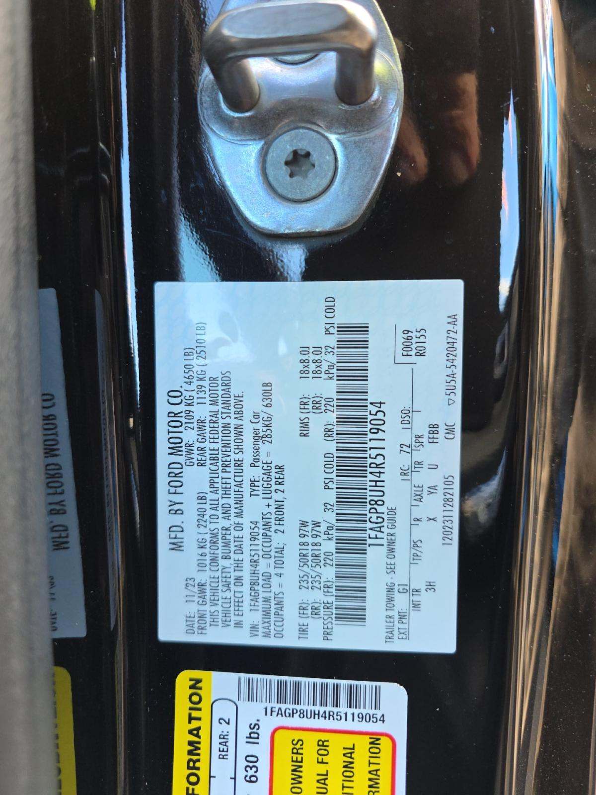 2024 Ford Mustang EcoBoost Premium RWD