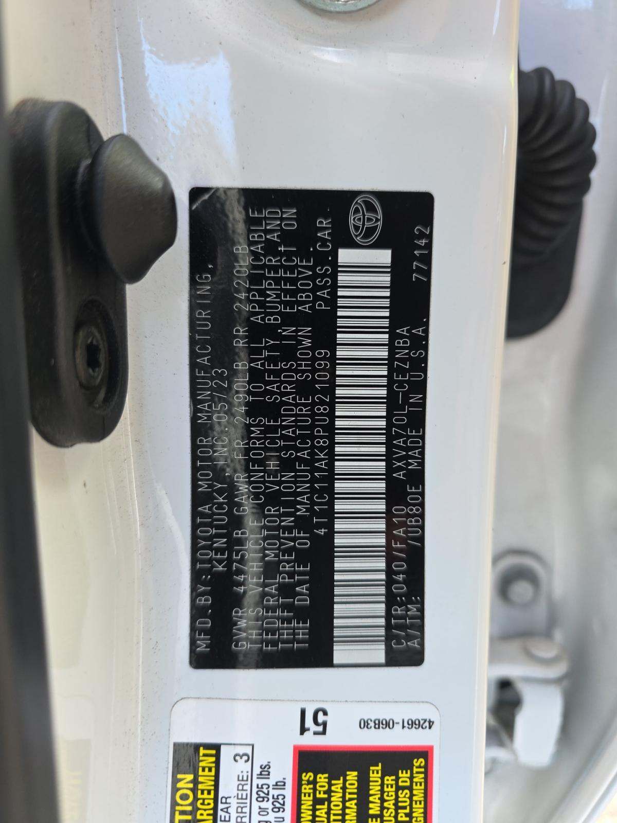 2023 Toyota Camry LE FWD