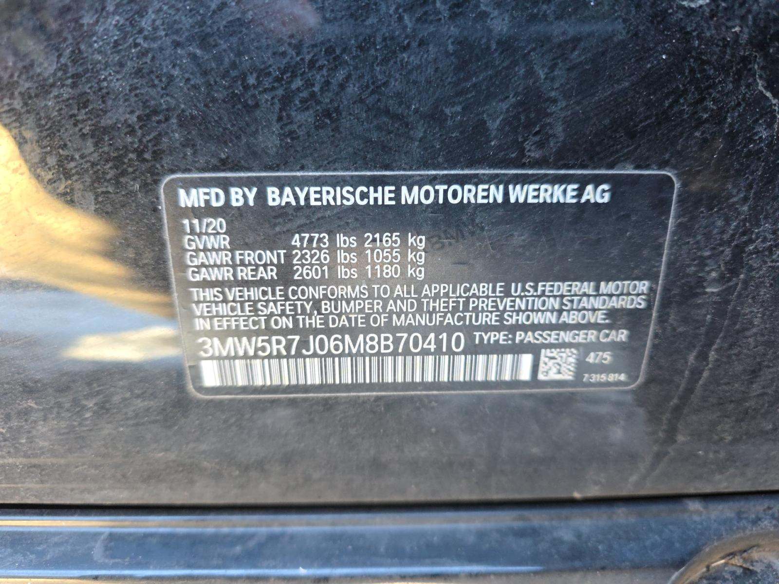 2021 BMW 3 Series 330i xDrive AWD