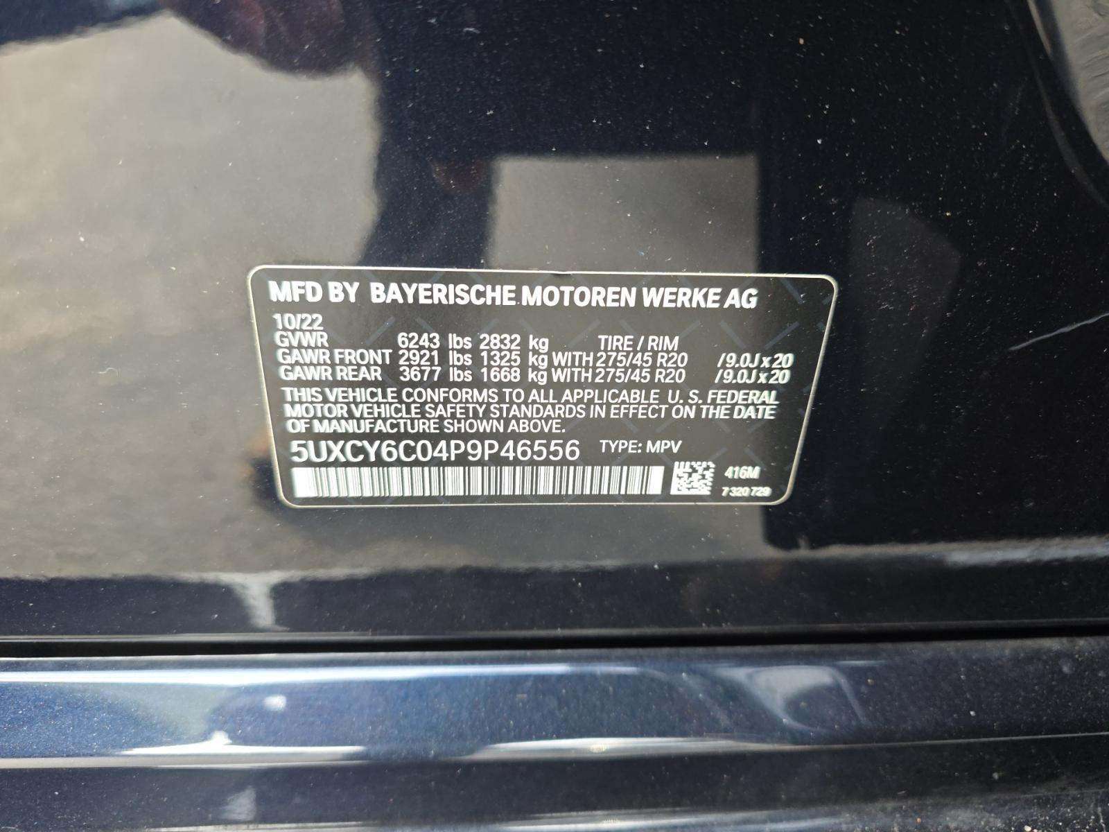 2023 BMW X6 xDrive40i AWD