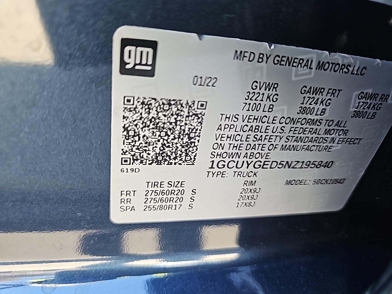 2022 Chevrolet Silverado 1500 LTZ AWD