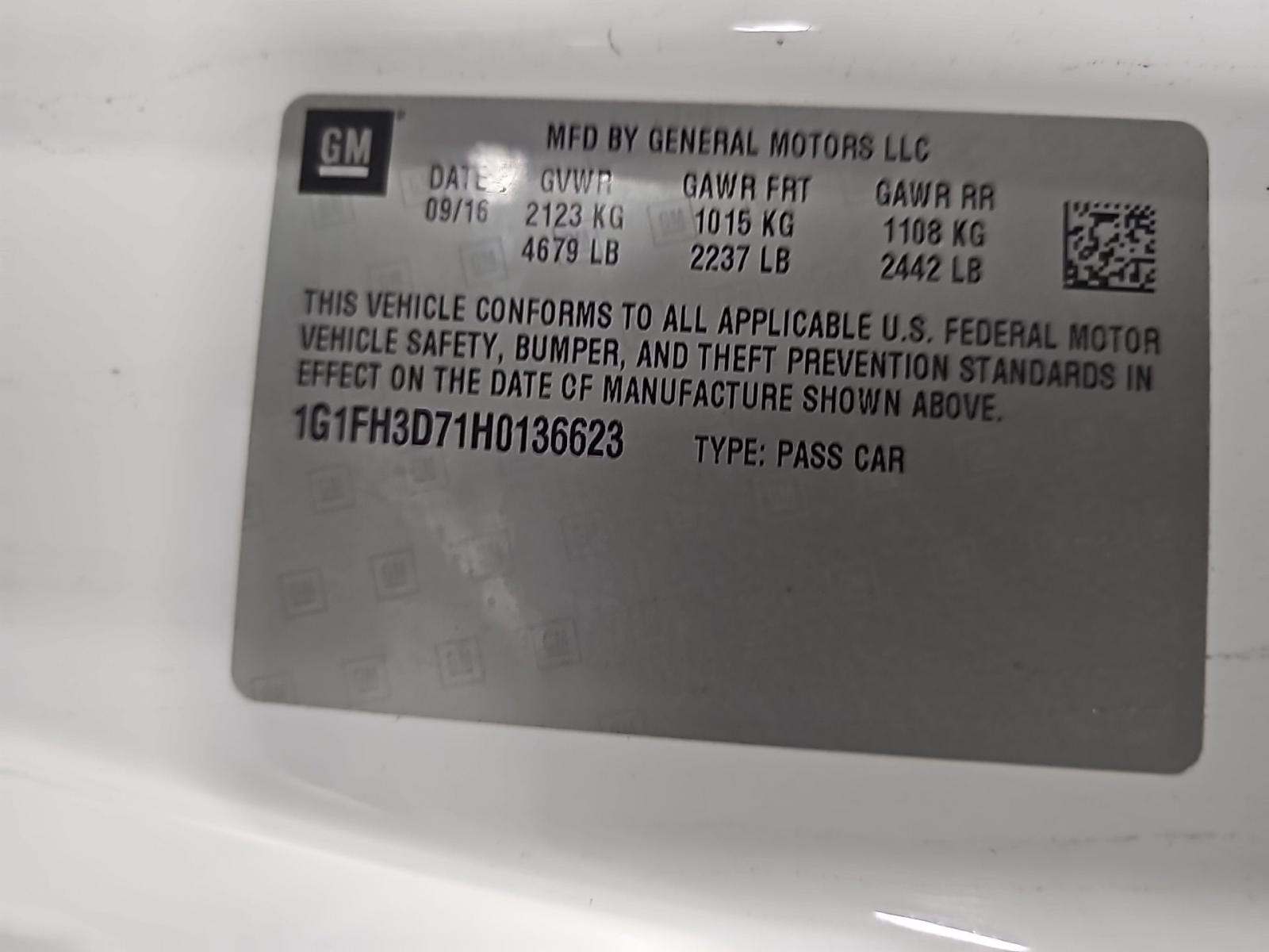 2017 Chevrolet Camaro 2SS RWD