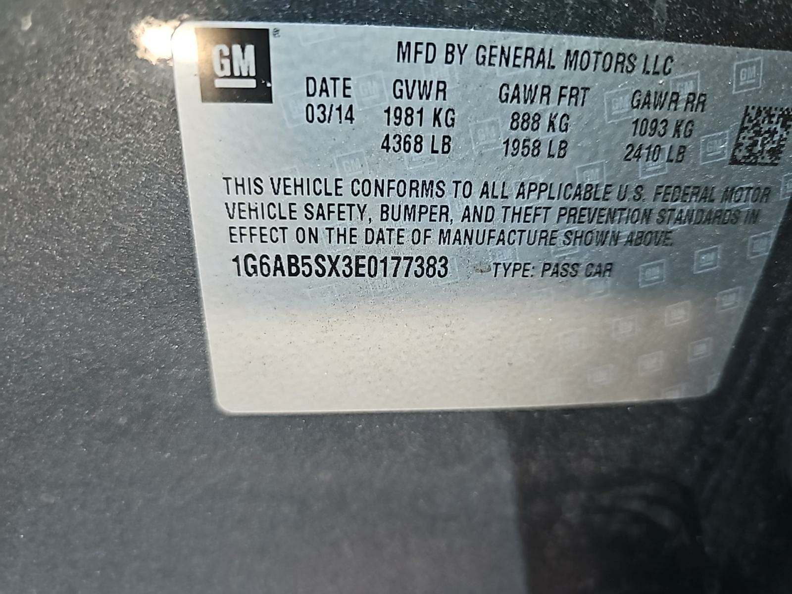 2014 Cadillac ATS Luxury RWD