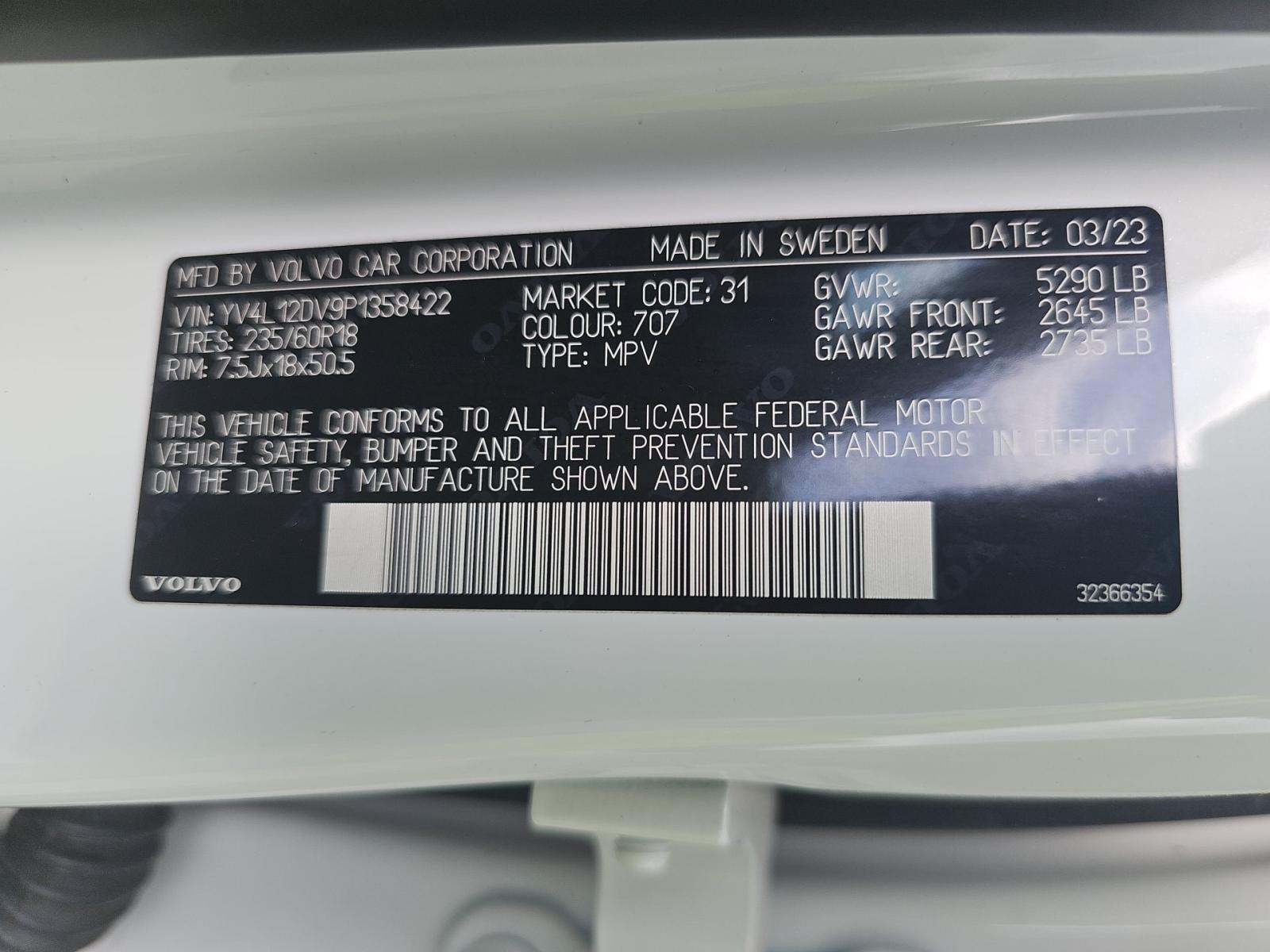 2023 Volvo XC60 B5 Core FWD