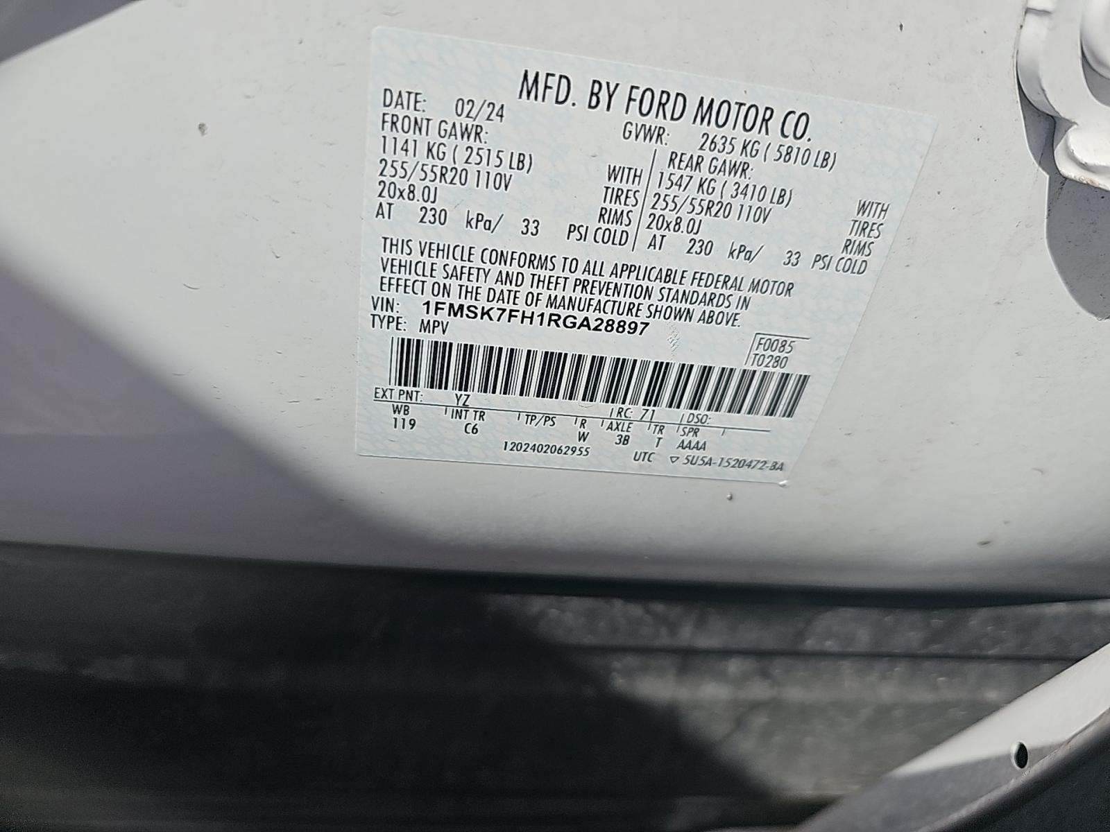 2024 Ford Explorer Limited RWD