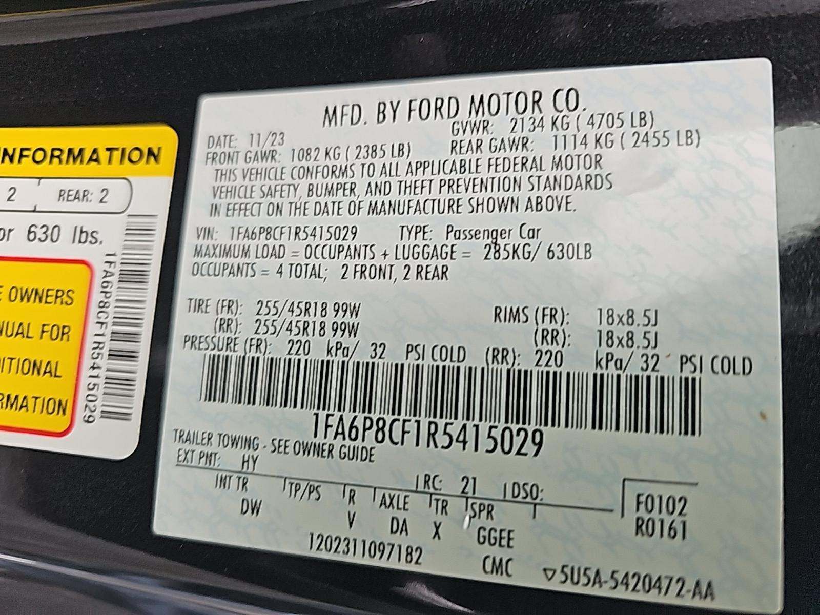 2024 Ford Mustang GT RWD