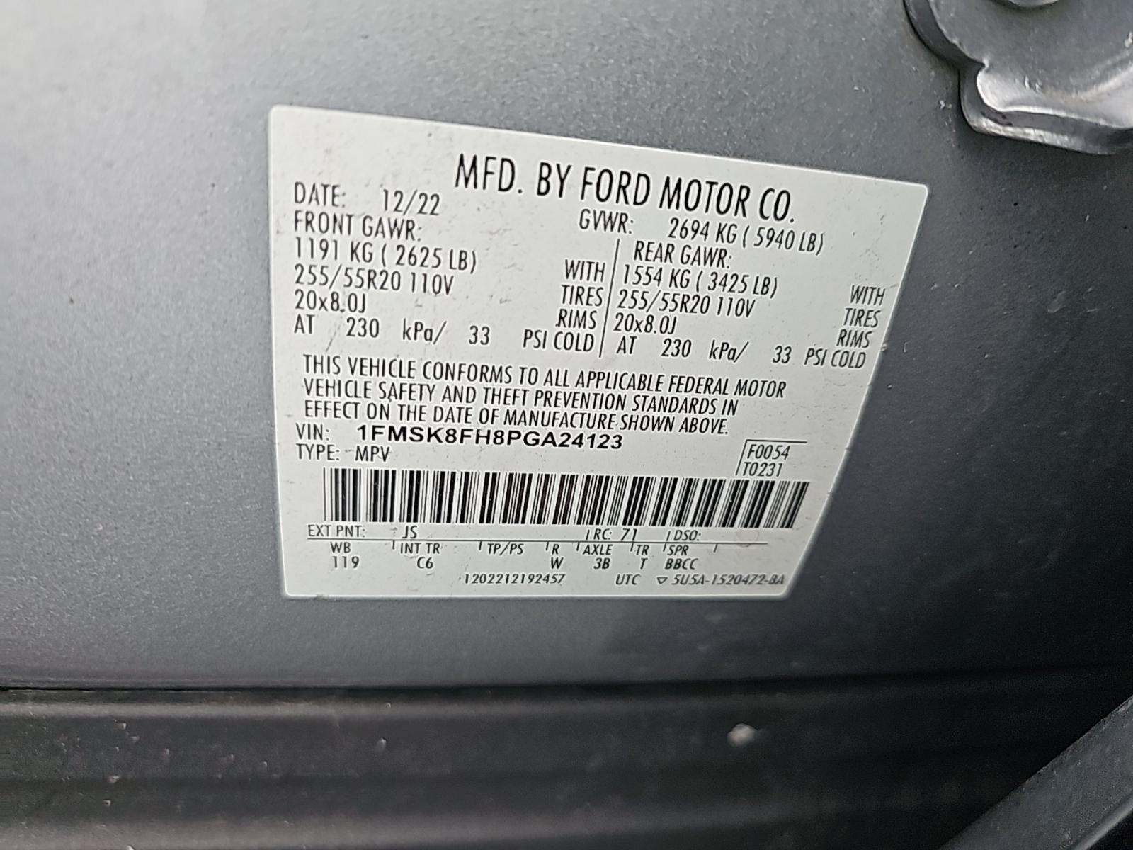 2023 Ford Explorer Limited AWD