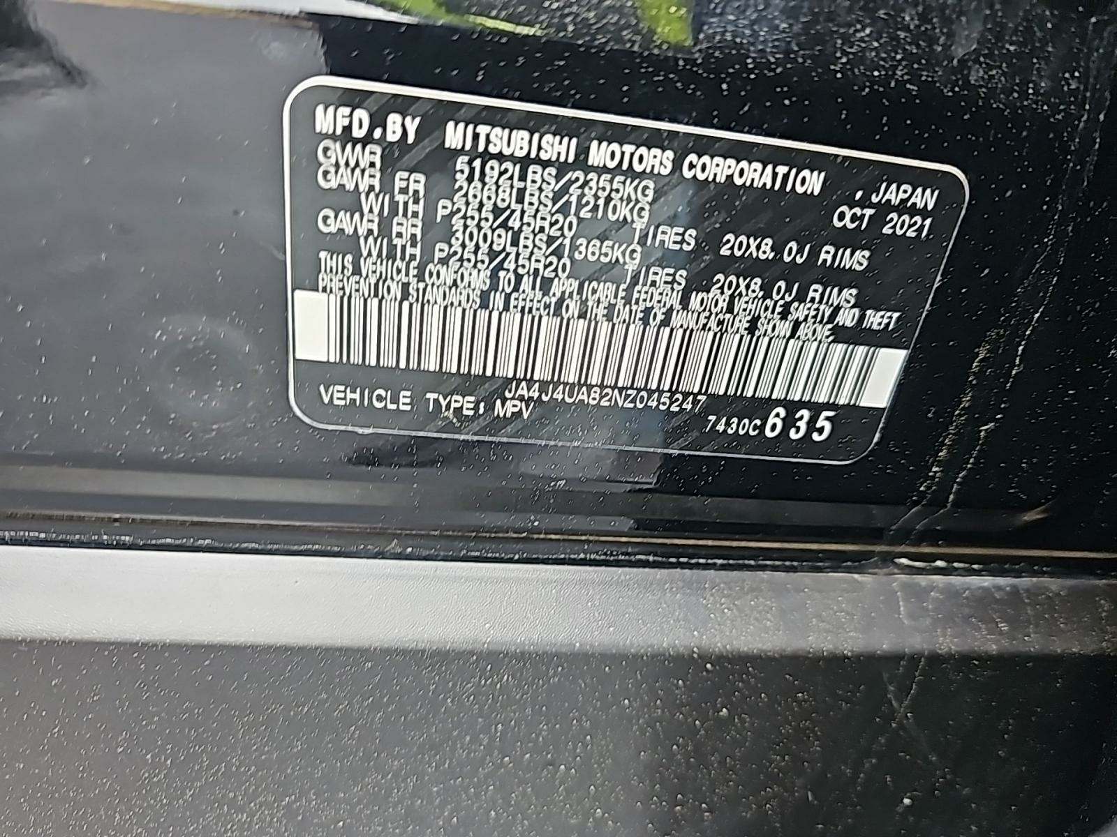 2022 Mitsubishi Outlander SE Launch Edition AWD