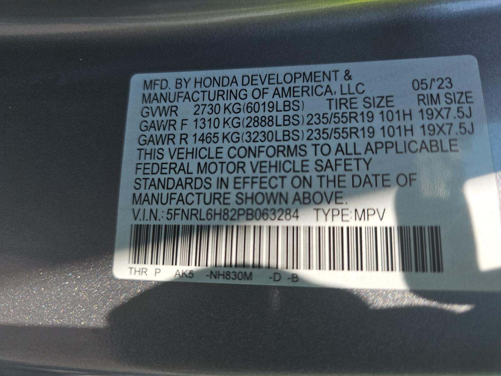 2023 Honda Odyssey Touring FWD