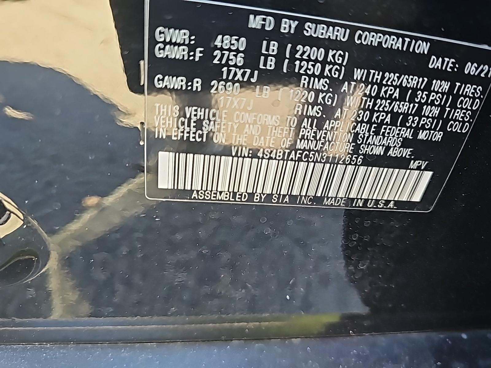 2022 Subaru Outback Premium AWD