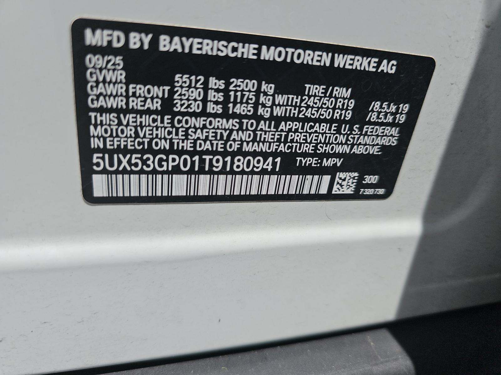 2026 BMW X3 30 xDrive AWD
