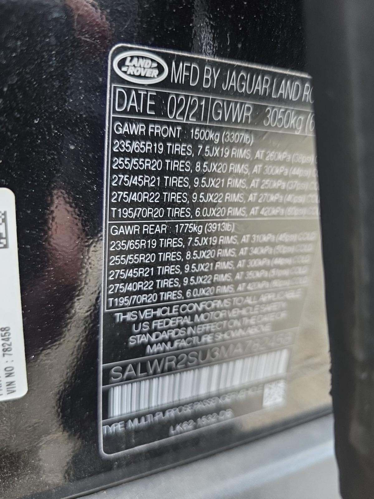 2021 Land Rover Range Rover Sport HSE Silver Edition AWD