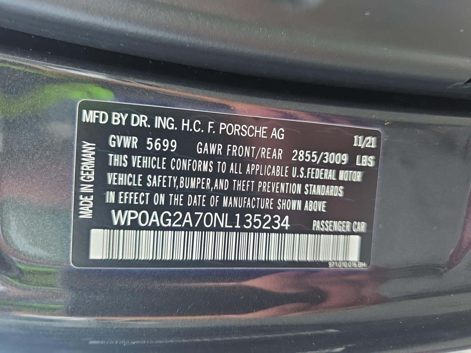 2022 Porsche Panamera GTS AWD