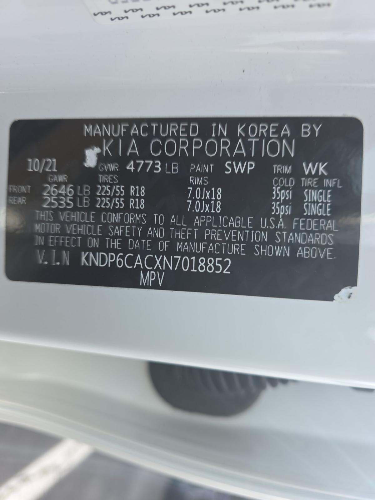 2022 Kia Sportage Nightfall AWD