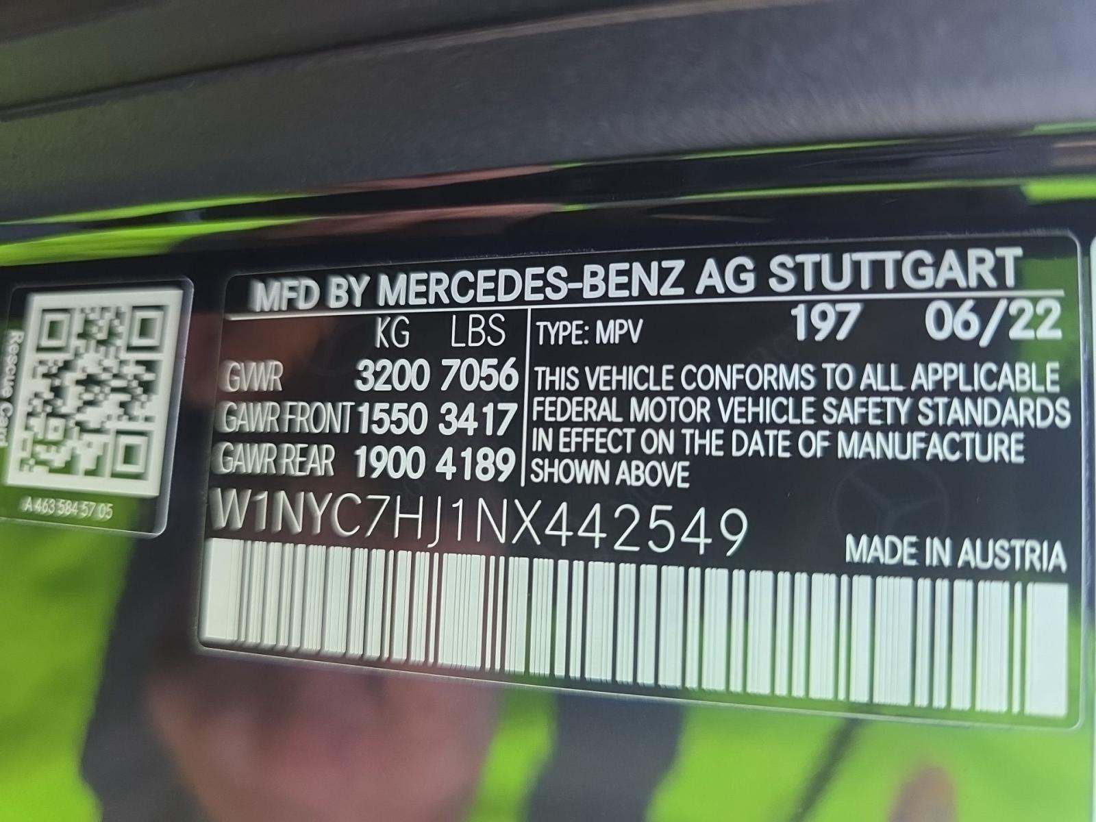 2022 Mercedes-Benz G-Class AMG G 63 AWD